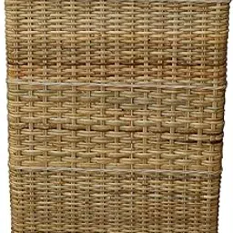 Chennai Chairs Eco-Friendly Cane Laundry Basket with Lid (33 x 53) � Natural Finish-picture-46