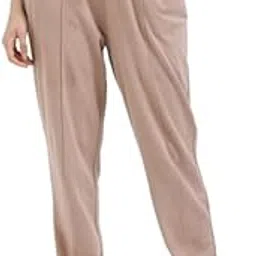 Women’s Soft Straight Fit Joggers | High Waist Lounge Pants with Pockets | Casual & Travel Wear-image-60