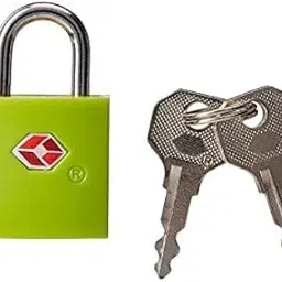 SHB Non-Combination Key Opening Trolley Luggage Zipper Padlock Lock Metal TSA Key Lock (Green)-picture-43
