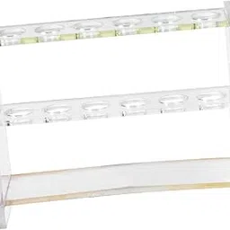 TOPPERFUN 10ml Test Tube Rack Holder Detachable Stand for School Grade Pewter Test Tube-picture-31