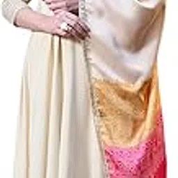 stylum Women's Solid & Embroidered Rayon Anarkali Kurta Pant Dupatta Set-picture-20