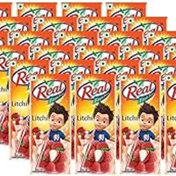 Real Fruit Juice, Litchi, 200ml x 30 (Price Including Courier Charges)-picture-20