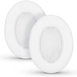 Brainwavz Replacement Earpads for ATH M50X, M50BT, Steelseries Arctis, Pro Wireless & Stealth 600, HyperX Cloud, AKG, SHURE, Philips & Many More Headphones, Memory Foam Ear Pad Cushions, White Oval-image-64