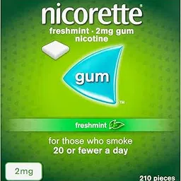 Nicorette 2 Mg-Pack Of 210 Gums : Freshmint Gum 2 Mg,210 Pieces-image-69