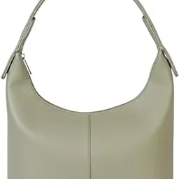 baelook Solid Olive Green Handbag For Women | Small Handbag | Ladies Bag | Shoulder Bag | For Office Use, Work| Stylish Handbag For Women-picture-14