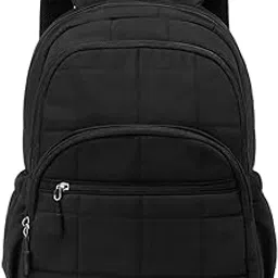 palay Backpack for Women Travel Laptop College Backpacks Quilted Casual Daypack Water-Resistant Bookbag for 15.6 Inch Laptop image 1