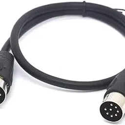 PIIHUSW MIDI Cable 8 Pin Din Speaker Extension Male to Male Converter Lead for Bang and Olufsen B&O PowerLink BeoLab (50 cm)(Black)-picture-24