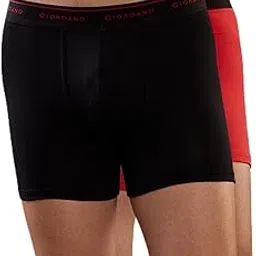 giordano Men’s Cotton Modal Mid-Rise Trunks – Ultra-Soft, Moisture Wicking, Stretch Comfort, Luxury Feel – Pack of 2, GMUGBRF303-picture-10