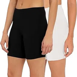 outflits Ladies Cycling Shorts| Under Dress | Yoga Shorts | Workout Shorts | Running Shorts | Exercise Shorts | Gym Shorts for Womens-picture-28