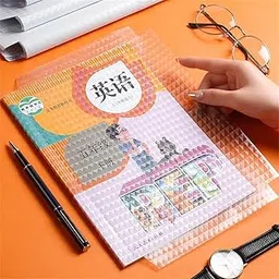 Tusmad Self-Adhesive Book Cover Film [30 Pcs- 3 Different Sizes - 10 Each] Transparent Paper Sticker Book Covers Protective Case for School Craft & Office Textbooks-image-51