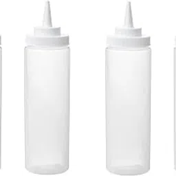 Ikea TSSP squeeze bottles plastic transparent 330ml (Pack of 4)-image-19