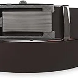 wizara Men's Genuine leather Belt For Men Gents Boys 1.5 Inch (35mm) Formal Stylish Waist Strap With Antique Buckle.-picture-10