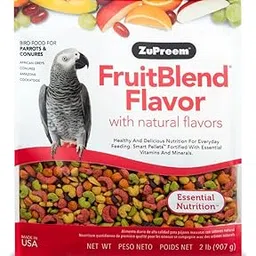 ZuPreem Fruitblend Flavor With Natural Flavors Avian Diets Medium & Adult Large Bird Food Pellet - 907 Gm-image-55