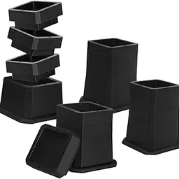 THE STYLE SUTRA 4Pcs Bed Risers for Platform Bed Frame Floor Protector for Table Couch Sofa 5 Inch-picture-21