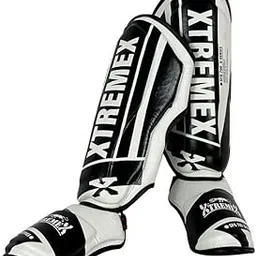 X Series Shin Instep Guard for MMA, Muaythai, Kickboxing (Medium, Black)-picture-32