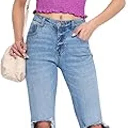 martini get high ! Martini Women Western Crop Top | Shimmer | Off Shoulder | Smocked | Stylish - Purple (XS to XL)-picture-39