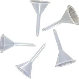 EDUSCOPE Plastic Analytic funnel long stem 35 mm Mini Funnels for Bottle Filling - Pack of 5 Pcs.-picture-50