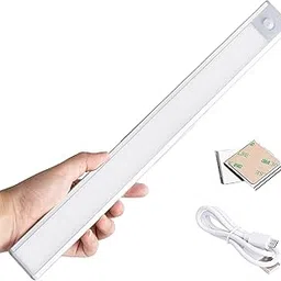PROSFIA Cabinet Lighting - Under-Unit Light Kitchen with Motion Sensor, Cabinet Lights with 3 Modes, Kitchen Under-Unit Light, Wardrobe Lighting, Sensor Light, LED Light Strip 40 cm, USB-picture-28