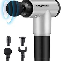 Allextreme HF-280 Cordless Rechargeable Handheld Percussion Massage Gun Deep Tissue Massager with Quiet, 6 Speed High-Intensity Vibration and 4 Massage Heads-picture-33