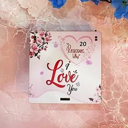 GIFTMEBAZAR Mdf Wooden Message Box (20 Reason Why I Love You)-picture-20