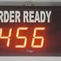 COSY 3 Digit 3 numbers Token Number Display For Restaurants, 2.3 inches high digits, 10 meter data cable image 1