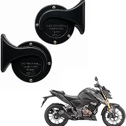 Premium Dual Wind Tone Horn for CB300F Flex-Fuel & Other Bikes & Cars | Loud Sound | 12V Electric Horn Set-picture-16