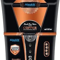 Alaukik Aqua Copper Alkaline RO Water Purifier Filter for Home | 12-stage filtration, UV + UF + TDS adjuster, 12L | ISI certified, made in India for bore well & tap water. Includes free prefilter-image-9