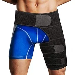 Hip Support Brace, sciatica pain relief Adjustable Compression Wrap for Hip, Groin and Thigh Pain Relief, Unisex Support for Groin, and Thigh Pain Relief - Fits Men and Women, Left or Right Leg-picture-25