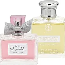 Miss Desirable & Forever Perfume Combo – 2 x 100ml | Premium Women’s & Men’s Eau de Parfum | Long-Lasting Floral & Woody Aromatic Fragrance | Elegant Dual Gift Set by Coral Perfumes-image-42