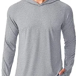 magcomsen Men's Hooded UPF 50+ Sun Protection T Shirts Long Sleeve Athletic Runing Fishing Shirts-picture-30