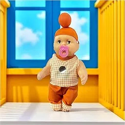 DISILA TRADERS Crying Musical Doll Toys with Sounds & Dummy– Adorable Interactive Musical Toy for Kids (Random Color)-picture-49