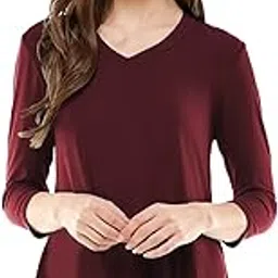 fashmind Women's Solid Regular Fit T-Shirt-picture-42