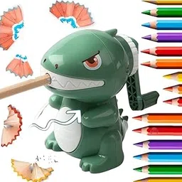 FunBlast Sharpener for Kids – Dinosaur Pencil Sharpener, Table Sharpener Machine, Birthday Return Gift, Sharpeners for School Supply and Office (Random Color)-picture-27