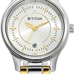 titan Quartz Analog with Date Silver Dial Metal Strap Watch for Women-NS2638BM01/NT2638BM01-picture-36