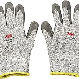 3M WX300942413 Nitrile Rubber Cut Resistant Comfort Grip Gloves (M, Grey)-picture-14
