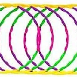 Optimus Set of 6 Hula Hoop Ring Hoola Hoop Hulla Hoop Hoopa Exersice Fitness Rings for Adults Kids Women - Adjustable 8 Interlocking Pcs-picture-16
