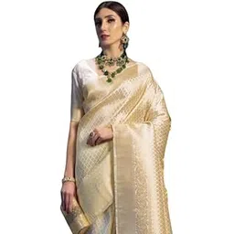siril Women's Kanjivaram Soft Silk Saree With Unstitched Blouse Piece For Wedding-picture-27