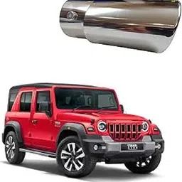 Car Show Exhaust Tube Silencer Muffler Tip Pipe Suitable for Mahindra Thar Roxx-image-15