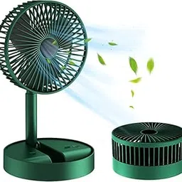 USB Rechargeable High Speed Table Desk Fan Small Desk Table Air Fan with for Travel, Outdoor, Home, Office, Kitchen, Picnic, Kids -Adjustable, 3 Speed, (Multi Color)-image-72