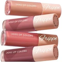 Beaute Matte Liquid Lipstick Suede Melts Non Transfer, Waterproof, Kiss Proof (Nude) - Suits all skin types - Nourishes & Hydrates Dry Chapped Lips (16ml)(Fri_4pcred shades7_bzr)-picture-42