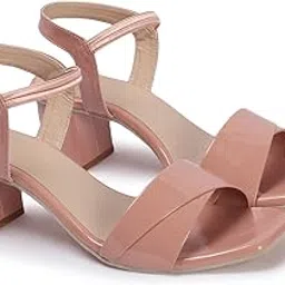 ssv Women’s Black Block Heel Shoes | Patent Leather Upper | Comfortable EVA Sole | Stylish Work & Casual Footwear | Sizes 4 to 9-picture-50