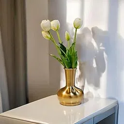 The Artage Metal Dara Vase for Home Decor, Living Room, Bedroom, Balcony Garden Kitchen, Office, Wedding| Table Decorative Item| Vintage Decor| Antique Decoration| Flower Pot for Shelves| Best Gift.-picture-58