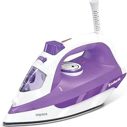 Goldmedal Impress 1600W Steam Iron| Non-stick Premium Double Coated Soleplate| 5 Fabric Setting|1.8 Meter Cord|360° Swivel Cord| Indicator Lamp for Heating| 2.5 Years Warranty| Light Weight (Purple)-image-6