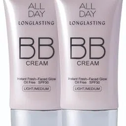Glam21 BB Cream | Longlasting Oil Free Sun Protection Formula | Lightweight | Non Greasy Creamy Texture | For All Skins | Pack of 2-40gm-image-24