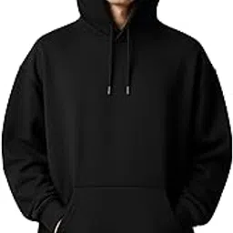 alt art Solid Hoodies for Man | Premium Heavyweight Rich Cotton Fleece Hooded Full Sleeve Sweatshirt for Man | Stylish Casual Wear Plain Winter Hoodie for Men-picture-22