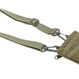 herchr Fashion Waist Pack, Portable Travel Zipper Waist Bag Waterproof Outdoor EDC Molle Pouch Wallet for Camping Hiking Running Cycling(Green)-picture-48