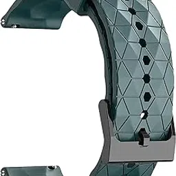 ACM Watch Strap Silicone Designer Belt 22mm compatible with Titan Maritime Nn1830kl02 Sports Hook Band-picture-15