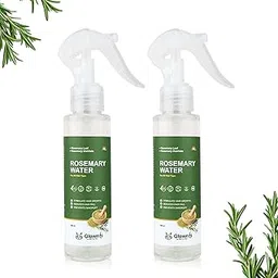 Glowriti Rosemary Water For Hair Growth (100 ml) Pack of 2 | Mist Spray for Hairfall | Rosemary Hair Mist | Adds Shine & Helps Reduce Hairfall, Strengthens Hair | For All Hair Types | For Men & Women (200ml)-picture-28