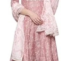 true shape Cotton Kurta Set for Woman | Stylish Ethnic Linen Foil Print Anarkali Pant with Dupatta to Casual, Party Kurti Set for Woman-picture-39