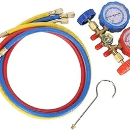 Manifold Pressure Gauge R-22,R-12,R-134A&R-502 and Refrigerant Testing Charging Evacuation for Air Condition Tool-image-54
